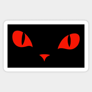 Black cat Sticker